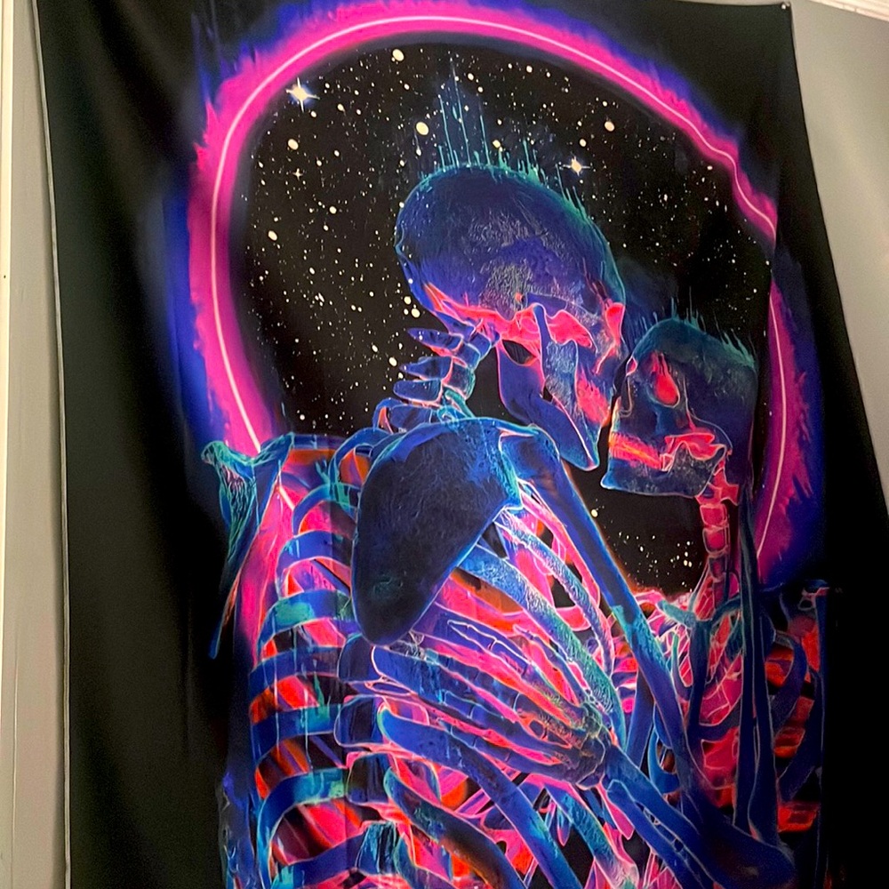 Led Coloring Changing Wall Tapestry